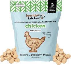Joyride's Kitchen Premium All Natural Raw Chicken Freeze-Dried Dog Treats, 3-oz bag