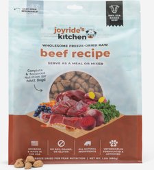 Joyride's Kitchen Wholesome Beef Liver Freeze-Dried Raw Dog Food, 1.5-lb bag