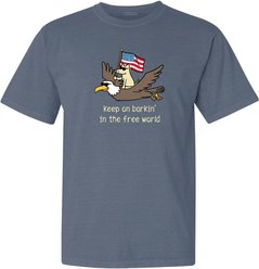 Teddy the Dog Keep on Barkin Classic Tee, Bluestone, XXX-Large, T-Shirt