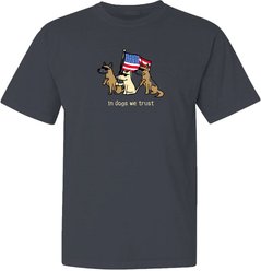 Teddy the Dog In Dogs We Trust Classic Tee, Midnight Dream, XXX-Large, T-Shirt