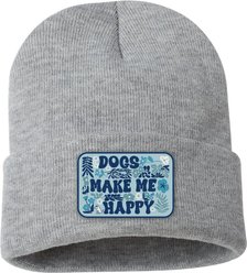 Teddy the Dog Dogs Make Me Happy Beanie