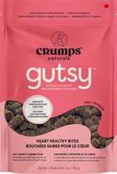 Crumps' Naturals Gutsy Heart Healthy Bites Dog Treats, 6.7-oz bag
