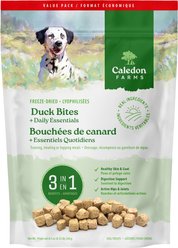 Caledon Farms Duck Bites Plus Freeze-Dried Dog Treats, 8.47-oz bag