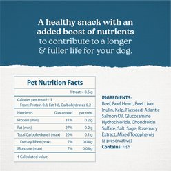 Caledon Farms Beef Bites Plus Freeze-Dried Dog Treats, 4.2-oz bag slide 2 of 7