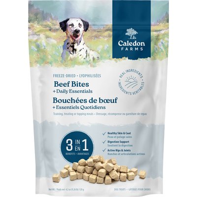 Caledon Farms Caledon Farms Beef Bites Plus Freeze-Dried Dog Treats, 4.2-oz bag
