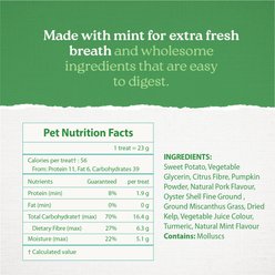 Caledon Farms Plaque Busters Mint Dental Dog Treats, 10 count slide 2 of 7