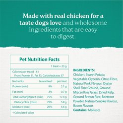 Caledon Farms Plaque Busters Chicken & Bacon Dental Dog Treats, 27 count slide 2 of 8