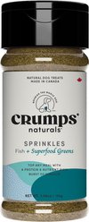 Crumps' Naturals Superfood Sprinkles Fish Green Dog Food Topper, 3.88-oz jar