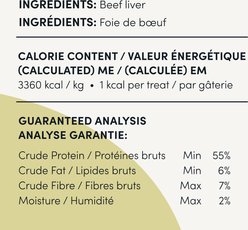 Crumps' Naturals Freeze-Dried Beef Cat Treats, 1.05-oz bag slide 2 of 3