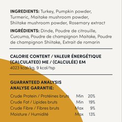 Crumps' Naturals Superfood Sprinkles Turkey Gold Dog Food Topper, 3.88-oz jar slide 2 of 3
