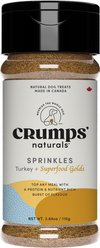 Crumps' Naturals Superfood Sprinkles Turkey Gold Dog Food Topper, 3.88-oz jar