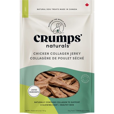Crumps' Naturals Crumps' Naturals Chicken Collagen Jerky Dog Treats, 5.4-oz bag
