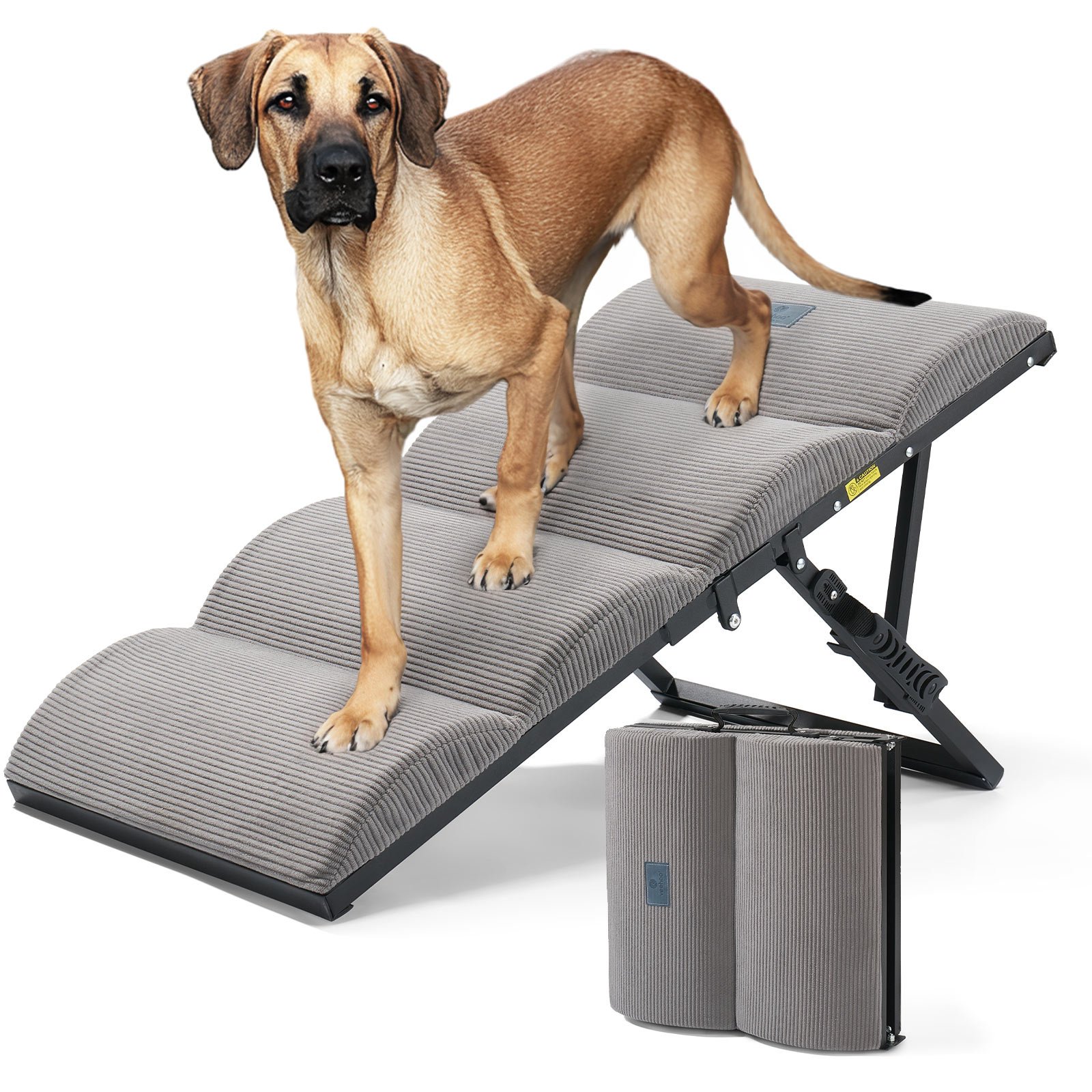 Moe Ramp Questions and Answers about VEEHOO Adjustable Height Dog Ramp