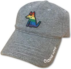 Teddy the Dog Choose Love Baseball Cap