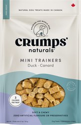 Crumps' Naturals Mini Trainers Duck Dog Treats, 4.7-oz bag
