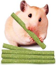 SunGrow Natural Timothy Hay Sticks Rabbit & Guinea Pig Treats, 4.7-in, 20 count