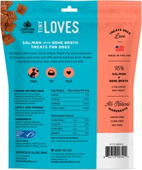 Farmland Traditions Tiny Loves Salmon with Bone Broth Flavored Jerky Dog Trainer Treats, 12-oz pouch slide 2 of 4