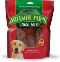 Hillside Farms Duck Jerky Dog Treats, 32-oz bag