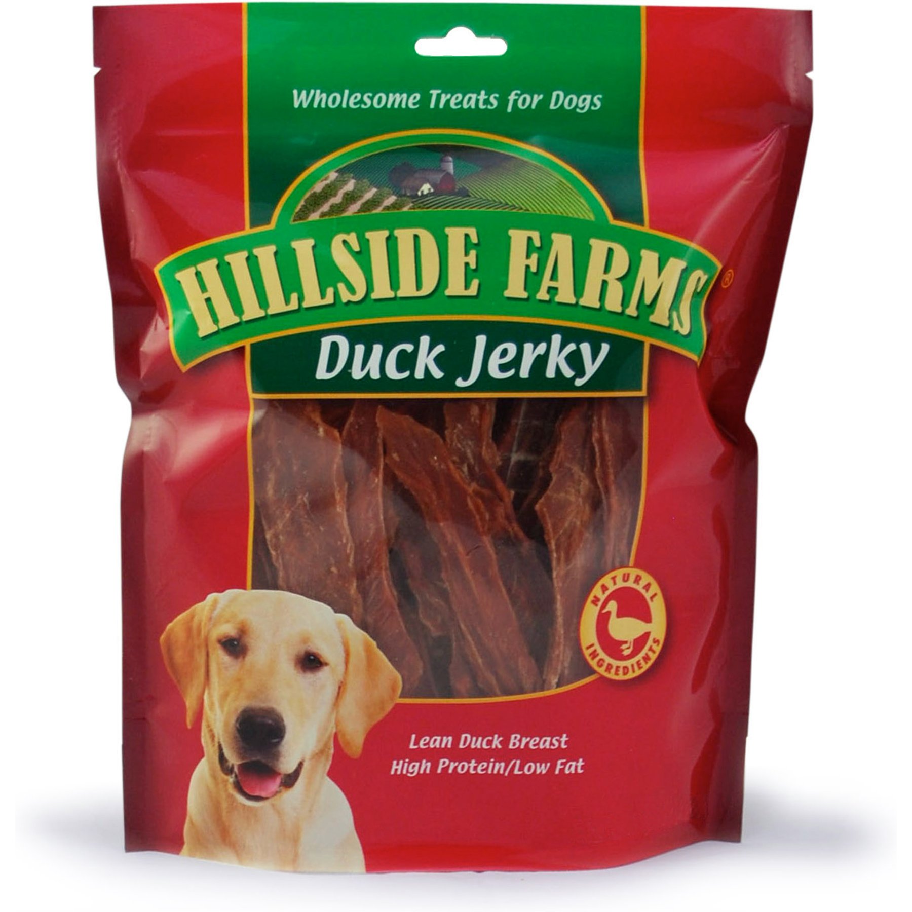 Hillside Farms Duck Jerky Dog Treats, 32-oz bag