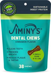Jiminy's Dog Dental Chew Treat, X-Small, 38 count