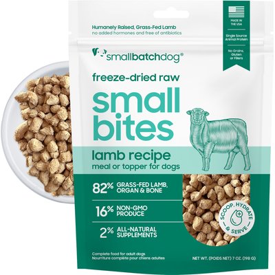 Smallbatch Pets Smallbatch Pets Freeze-Dried Lamb Small Bites Dog Food, 7-oz bag