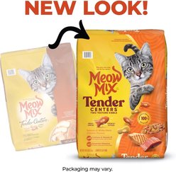 Meow Mix Tender Centers with Salmon & White Meat Chicken Flavored Dry Cat Food, 20-lb bag slide 2 of 8