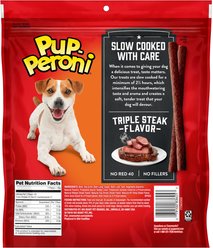 Pup-Peroni Triple Steak Flavor Dog Treats, 22.5-oz bag slide 2 of 8
