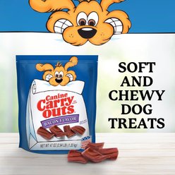 Canine Carry Outs Bacon Flavor Dog Treats, 47-oz bag slide 2 of 7
