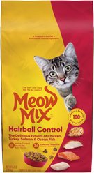 Meow Mix Hairball Control Adult Dry Cat Food, 6.3-lb bag