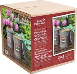 Panacea Rustic Farmhouse Feed & Seed Galvanized Storage Container slide 2 of 2