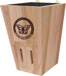 Panacea Combination Monarch Butterfly Shelter + Wood Planter with Soil Liner