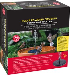 Panacea Solar Powered Fountain Bird Bath Pump with 4 Spray Nozzels slide 2 of 3
