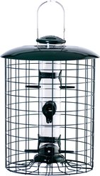 Panacea Caged 6-Port Tube Wild Bird Feeder, 1.25-lb