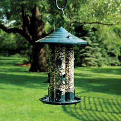 Panacea Triple Tube Seed Wild Bird Feeder, 6-lb slide 2 of 2