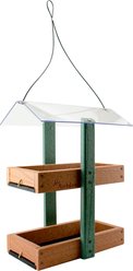 Panacea Going Green Double Platform Wild Bird Feeder, 2.5-lb
