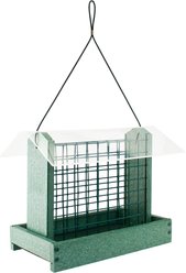 Panacea Going Green Peanut & Suet/Seed Cake Wild Bird Feeder, Green