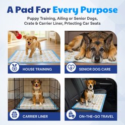 American Kennel Club Advanced Health Indicator Quick Dry Gel Puppy Training Pee Pads, Fresh Scented, 28 x 30-in, 50 count slide 2 of 9
