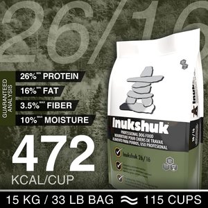 Inukshuk Professional Dry Dog Food 26/16, 33-lb bag