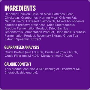 Wellness Kittles Natural Grain-Free Chicken & Cranberries Crunchy Cat Treats, 2-oz bag