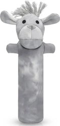 Pata Pal Labby-Do Tough Squeaky Dog Chew Toy, Gray, 11-in