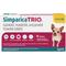 Show in main carousel: Simparica Trio Chewable Tablet for Dogs, 2.8-5.5 lbs, (Gold Box), 6 Chewable Tablets (6-mos. supply) slide 1 of 12