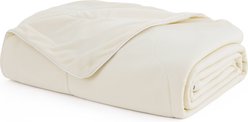 Bedsure Thin Lightweight Cooling Dog & Cat Blanket, Beige, Large