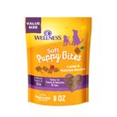 Wellness Soft Puppy Bites Lamb & Salmon Grain-Free Dog Treats, 8-oz pouch