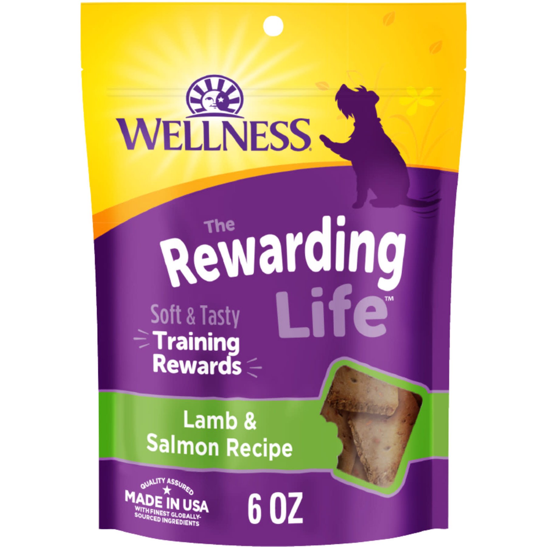 Wellness WellBites Lamb & Salmon Recipe Soft & Chewy Dog Treats, 6-oz