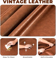 ATJafurn Indoor Leather Sofa Furniture Style Elevated Dog & Cat Couch Bed, Large slide 2 of 9
