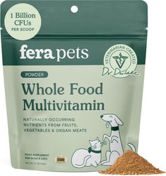 Fera Pets Whole Food Multivitamin Powder Topper for Dogs & Cats, 3.7-oz pouch