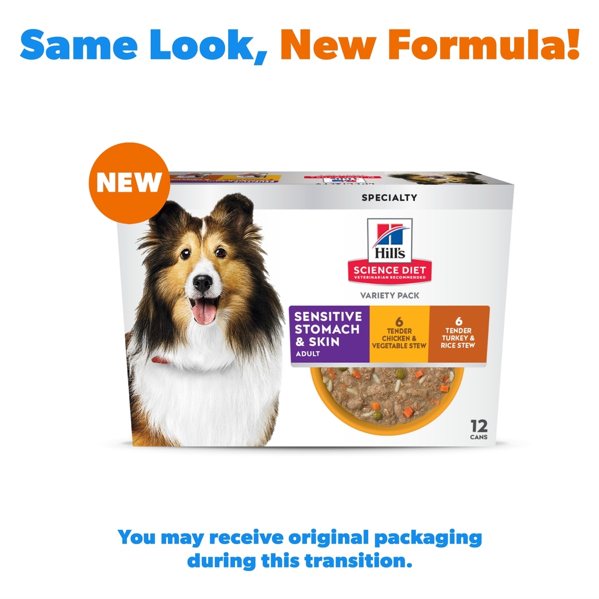 HILL'S SCIENCE DIET Sensitive Stomach & Sensitive Skin Variety