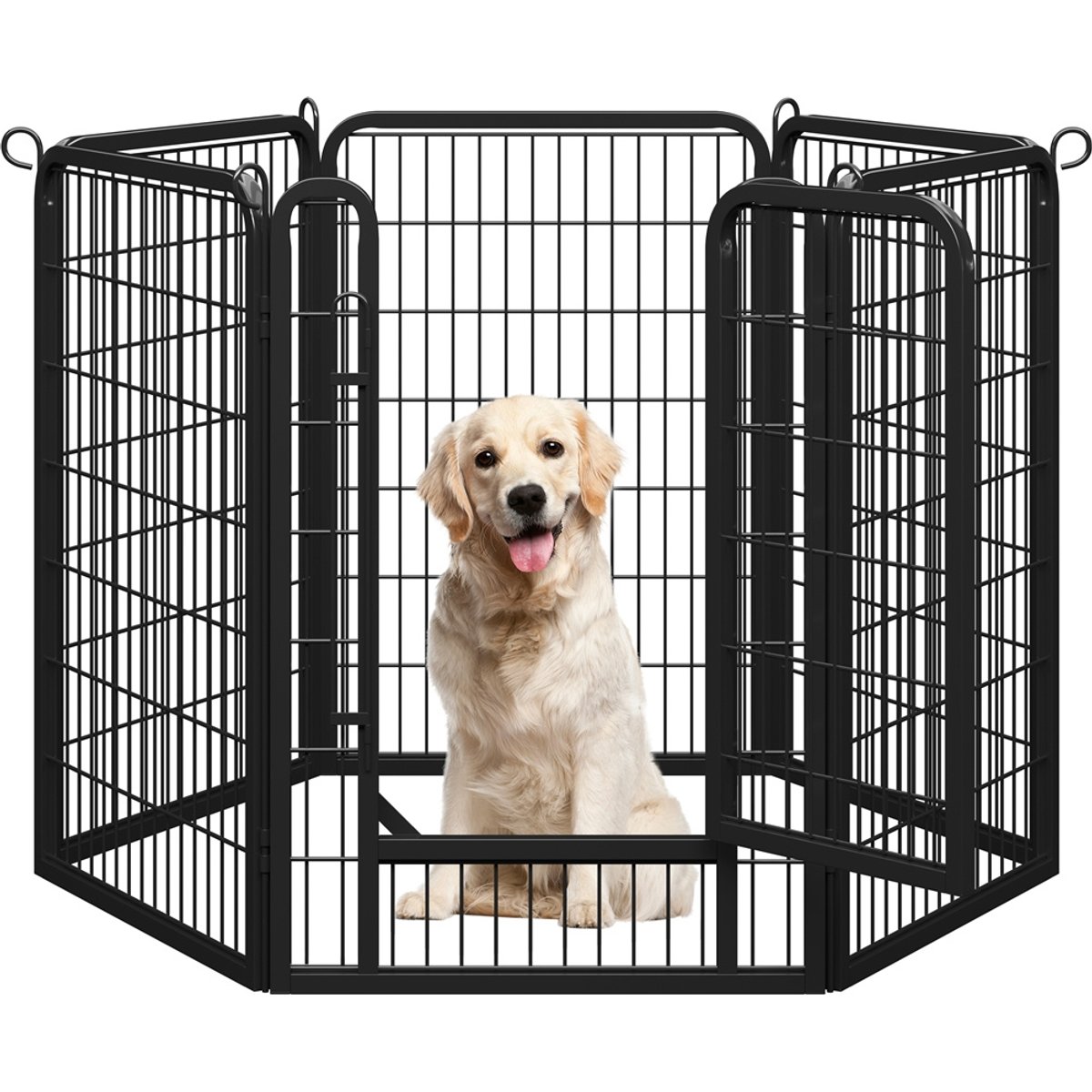 Yaheetech Metal Dog Playpen, 6-Panel, 40-in