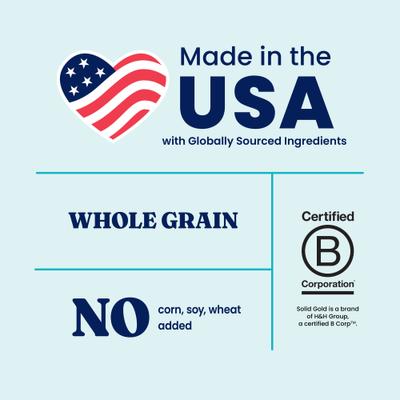 Show full view: Solid Gold Real Lamb, Brown Rice & Pearled Barley Whole Grain Recipe Dry Dog Food for Medium & Large Dogs, 4-lb bag slide 6 of 12