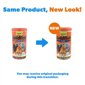 TetraFin Goldfish Flakes Fish Food, 7.06-oz jar